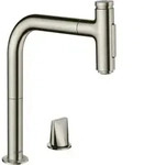 hansgrohe Metris Select M71 2-Loch-Einhebel-K&uuml;chenmischer 200, Ausziehbrause,...