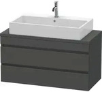 Duravit DuraStyle Waschtischunterschrank f&uuml;r Konsole compact, 2 Schubk&auml;sten,
