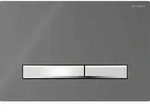 Geberit Sigma50 Bet&auml;tigungsplatte f&uuml;r 2-Mengen-Sp&uuml;lung, Metallfarbe verchromt,
