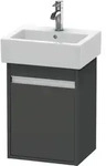 Duravit Ketho Waschtischunterbau wandh&auml;ngend, 400x550x320 mm, eine T&uuml;r, Anschlag