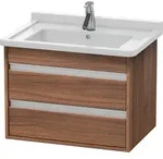 Duravit Ketho Waschtischunterbau wandh&auml;ngend, 650x480x455 mm, 2 Schubk&auml;sten,...