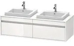 Duravit Ketho Konsolenwaschtischunterbau wandh&auml;ngend, 1400x426x550 mm, 2...