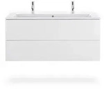 Duravit L-Cube Waschtischunterbau wandh&auml;ngend, 2 Schubk&auml;sten, 1220x550x481mm,
