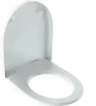 Geberit iCon WC-Sitz mit Deckel wei&szlig;, mit Quick-Release und Absenkautomatik,