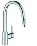 GROHE Concetto Einhand-Sp&uuml;ltischarmatur, Ausladung 223mm, hoch, herausziehbar,