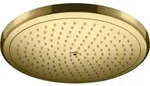 hansgrohe Croma Kopfbrause 280 1-jet EcoSmart 9 l/min, 26221990, Farbe: Polished Gold