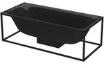 BetteLux Shape Rechteck-Badewanne freistehend, 2 R&uuml;ckenschr&auml;gen,...