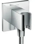 hansgrohe AXOR ShowerSolutions FixFit Portereinheit Square, 36734000, Farbe: Chrom