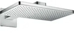 hansgrohe AXOR ShowerSolutions Kopfbrause 460/300 1-jet, Brausearm, eckige Rosette,