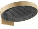 hansgrohe Rainfinity Kopfbrause 360 3-jet mit Wandanschluss, 26234140, Farbe: Bronze