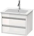 Duravit Ketho Waschtischunterbau wandh&auml;ngend, 600x480x475 mm, 2 Schubk&auml;sten,...