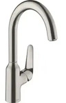 hansgrohe Focus M42 Einhebel-K&uuml;chenmischer 220, 1-jet, 71802800, Farbe: