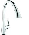 GROHE Zedra Touch elektronische Einhand-Sp&uuml;ltischarmatur, Ausladung 233mm, 3