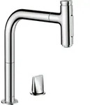 hansgrohe Metris Select M71 2-Loch-Einhebel-K&uuml;chenmischer 200, Ausziehbrause, 2-jet,