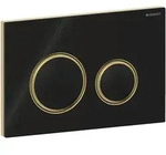 Geberit Sigma50 Bet&auml;tigungsplatte, f&uuml;r 2-Mengen-Sp&uuml;lung, Metallfarbe Messing,