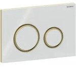 Geberit Sigma50 Bet&auml;tigungsplatte, f&uuml;r 2-Mengen-Sp&uuml;lung, Metallfarbe Messing,