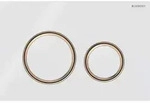 Geberit Sigma50 Bet&auml;tigungsplatte f&uuml;r 2-Mengen-Sp&uuml;lung, Metallfarbe rotgold, rund,