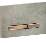 Geberit Sigma50 Bet&auml;tigungsplatte f&uuml;r 2-Mengen-Sp&uuml;lung, Metallfarbe rotgold,