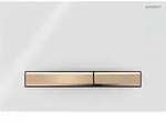 Geberit Sigma50 Bet&auml;tigungsplatte f&uuml;r 2-Mengen-Sp&uuml;lung, Metallfarbe rotgold,