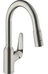 hansgrohe Focus M42 Einhebel-K&uuml;chenmischer 180, Ausziehbrause, 2-jet, 71801800,