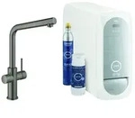 Grohe Blue Home Einhand-Sp&uuml;ltischarmatur Starter Kit, Ausladung 221mm,...