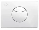 Villeroy & Boch ViConnect WC-Bet&auml;tigungsplatte , 2-Mengen-Sp&uuml;lung, 205x145x22mm,