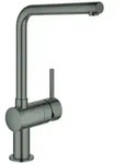 GROHE Minta Einhand-Sp&uuml;ltischarmatur, Ausladung 210mm, L-Auslauf, schwenkbar,