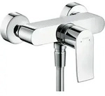 hansgrohe Metris Einhebel-Brausemischer Aufputz, chrom, 31680000