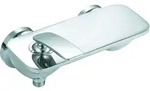 KLUDI BALANCE Brause-Einhandmischer, Wandmontage, 527100575, Farbe: Chrom