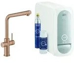 Grohe Blue Home Einhand-Sp&uuml;ltischarmatur Starter Kit, Ausladung 221mm,...