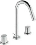 Ideal Standard Joy 3-Loch-Waschtischarmatur, Ausladung 127mm, mit
