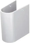 Duravit Halbs&auml;ule Starck 3 f&uuml;r 030065/60/55 und 030480/70/10, 0865150000, Farbe:
