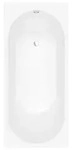 Villeroy & Boch Oberon 2.0 Solo rechteckige Badewanne, Einbau, 1800x800x495mm,