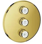 Grohe Grohtherm SmartControl 3-fach Unterputzventil, Wandrosette rund, 29122GL0,