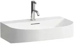 LAUFEN Sonar Waschtisch unterbauf&auml;hig, 1 Hahnloch, mit &Uuml;berlauf, 600x420mm,