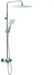 KLUDI COCKPIT Explorer Thermostat Dual Shower System, h&ouml;henverstellbare und