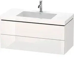 Duravit L-Cube c-bonded Set wandh&auml;ngend, 2 Schubk&auml;sten, ohne &Uuml;berlauf, 1...