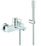Grohe Lineare Einhand-Wannenbatterie, Wandmontage, Ausladung 184mm, inklusive