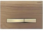 Geberit Sigma50 Bet&auml;tigungsplatte, f&uuml;r 2-Mengen-Sp&uuml;lung, Metallfarbe Messing,
