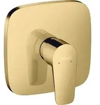 hansgrohe Talis E Einhebel-Brausemischer Unterputz, 71765990, Farbe: Polished Gold