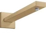 hansgrohe Brausearm Square 389 mm, 27694140, Farbe: Bronze geb&uuml;rstet