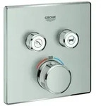 Grohe Grohtherm SmartControl Thermostat mit zwei Absperrventilen, 29124DC0, Farbe: