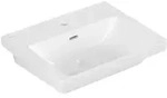 Villeroy & Boch Subway 3.0 Waschbecken, rechteck, 1 Hahnloch, mit &Uuml;berlauf, f&uuml;r