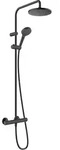 hansgrohe Vernis Blend Duschsystem 200, 1-jet, mit Thermostat, 26276670, Farbe: