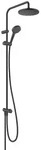 hansgrohe Vernis Blend Duschsystem Reno 200, 1-jet, EcoSmart, 26099670, Farbe: