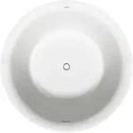 Duravit White Tulip Rund-Badewanne, freistehend, nahtlose Acrylverkleidung,