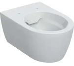 Geberit iCon Wand-WC Tiefsp&uuml;ler, sp&uuml;lrandlos, geschlossene Form, 6l, 501661,