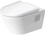 Duravit D-Neo Wand-WC, Tiefsp&uuml;ler, sp&uuml;lrandlos, Abgang: waagerecht,...