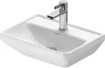 Duravit D-Neo Handwaschbecken, 450x335mm, 1 Hahnloch, ohne &Uuml;berlauf, wei&szlig;