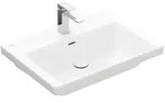 Villeroy & Boch Subway 3.0 Waschbecken, rechteck, 1 Hahnloch, mit &Uuml;berlauf, f&uuml;r